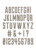 OakridgeStores.com | Sizzix - Alphanumeric Emporium - Thinlits Dies by Tim Holtz, 41/Pkg - 666282 630454284970