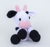 OakridgeStores.com | Hoooked - Cow Kirby - Lotus - Amigurumi DIY Crochet Kit with Eco Barbante Yarn - PAK128