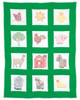 OakridgeStores.com | Jack Dempsey - Around The Farm - Stamped Cross Stitch Quilt Blocks, 9 x 9 inches, 12/Pkg - 300-961 013155159615