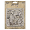 OakridgeStores.com | Tim Holtz - Advantus - Labels - Idea-ology Chipboard Quote Chips 48/Pkg - Paper Craft Embellishments - TH94320 040861943207
