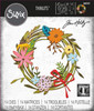 OakridgeStores.com | Tim Holtz - Sizzix - Vault Funny Floral Wreath - Thinlits Dies by Tim Holtz, 14/Pkg - 666563 630454288459