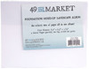 OakridgeStores.com | 49 & Market - Foundations Mixed Up Album - Landscape, White - Blank Scrapbook Album - FA-25002 786724925002