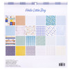 OakridgeStores.com | American Crafts - Hello Little Boy - Double-Sided Paper Pad 12 x 12 with Gold Foil 24/Pkg - 34030012 765468060859