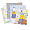 OakridgeStores.com | American Crafts - Hello Little Boy - Double-Sided Paper Pad 12 x 12 with Gold Foil 24/Pkg - 34030012 765468060859