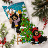 OakridgeStores.com | Bucilla - Holiday Black Bears - Felt Stocking Applique Kit, 18 inches Long - 89622E 046109896229