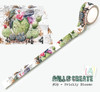 OakridgeStores.com | Aall and Create - Prickly Blooms - Layer-It-Up Washi Tape - AALL-MT-069