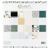 OakridgeStores.com | American Crafts - Gold Foil A Perfect Match - Double-Sided Paper Pad 12 x 12 inches, 24 Sheets - 34025957 765468074665