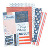 OakridgeStores.com | American Crafts - Gold Foil, Flags and Frills - Single-Sided Paper Pad 6 x 8 - 34030312 765468074924