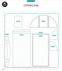 OakridgeStores.com | Studio Light - Nr. 423 Shadowbox - Essential Slimline Cutting Die - CCL-ES-CD423