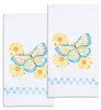OakridgeStores.com | Jack Dempsey - Butterfly - Stamped Cross Stitch Decorative Hand Towel Pair, 17 x 28 inches - 320-967 013155029673