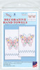OakridgeStores.com | Jack Dempsey - Butterfly - Stamped Decorative Hand Towel Pair, 17 x 28 inches - 320-729 013155027297