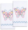 OakridgeStores.com | Jack Dempsey - Butterfly - Stamped Decorative Hand Towel Pair, 17 x 28 inches - 320-729 013155027297
