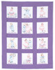 OakridgeStores.com | Jack Dempsey - Nursery Rhymes - Stamped White Nursery Quilt Blocks, 9 x 9 inches, 12 Pack - 300-14 013155150148