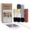 OakridgeStores.com | Hoooked - Forest Friends - Mini Bee, Raccoon & Fox - Amigurumi DIY Kit with Eco Barbante Yarn - PAK350