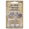 OakridgeStores.com | Tim Holtz - Advantus - Idea-ology Figure Stands 2 - Charms (3 pcs) - TH94368 040861943689