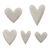 OakridgeStores.com | Tim Holtz - Advantus - Tim Holtz Idea-ology Salvaged Hearts - Mixed Media Embellishments - TH94380 - 5 pcs 040861943801