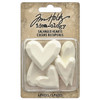 OakridgeStores.com | Tim Holtz - Advantus - Tim Holtz Idea-ology Salvaged Hearts - Mixed Media Embellishments - TH94380 - 5 pcs 040861943801