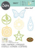 OakridgeStores.com | Sizzix - Charms - Thinlits Die Set by Eileen Hull - 6 pcs - 666769 630454290568