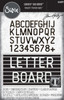 OakridgeStores.com | Tim Holtz - Sizzix - Sentiments - Vault Letterboard Sidekick Thinlits & Texture Fades Embossing Folder - 666859 630454291374