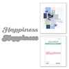 OakridgeStores.com | Spellbinders - Happiness - Etched Dies - Storytelling Collection - S2-384 810146543275