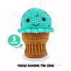OakridgeStores.com | Bucilla - 5 inches Ice Cream Cone - Amigurumi Crochet Kit - 49616E 046109496160