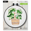 OakridgeStores.com | Bucilla - Potted Beauty - Stamped Embroidery Kit with 6-inch Plastic Hoop - 49534E 046109495347