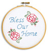 OakridgeStores.com | Jack Dempsey - Bless Our Home - American Flag - Stamped Hoop Kit 6 inches - 4096-418 013155194180