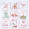 OakridgeStores.com | Jack Dempsey - Christmas Blessing - Stamped Wall/Lap Quilt Top 36 x 36 inches - 739-641 013155706413