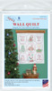 OakridgeStores.com | Jack Dempsey - Christmas Blessing - Stamped Wall/Lap Quilt Top 36 x 36 inches - 739-641 013155706413