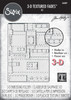 OakridgeStores.com | Tim Holtz - Sizzix - Foundry - 3D Texture Fades Embossing Folder A5 - 666887 630454291992
