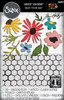 OakridgeStores.com | Tim Holtz - Sizzix - Vault Side-Order Floristry - 2D Embossing Folder & Thinlits Die Set - 666872 630454291909