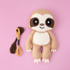 OakridgeStores.com | American Crafts - Sloth - Kids Felt Sewing Kit - 99003620 765468061252