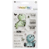 OakridgeStores.com | American Crafts - Roarsome - Hampton Art Clear Stamps, 18 pcs - SC1030-HL 729632220616