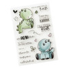 OakridgeStores.com | American Crafts - Roarsome - Hampton Art Clear Stamps, 18 pcs - SC1030-HL 729632220616