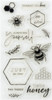 OakridgeStores.com | American Crafts - Hello Honey - Hampton Art Clear Stamps - SC1012-HL 729632219016