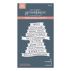 OakridgeStores.com | Spellbinders - French Sentiments - BetterPress Plate & Die Set - International Sentiments - BP-233 810146548287
