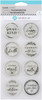 OakridgeStores.com | American Crafts - Circle Sentiments - Hampton Art Clear Stamps Set - SC1000-HL 729632217074