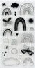 OakridgeStores.com | American Crafts - Rainbows and Butterflies - Hampton Art Clear Stamps Set - SC1023-HL 729632220036