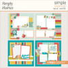 OakridgeStores.com | Simple Stories - Book Fair - Simple Pages Scrapbook Page Kit - 24627 810150778168