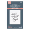 OakridgeStores.com | Spellbinders - To The Lovely Couple by Paul Antonio - BetterPress Press Plate - BP-282 810176102558