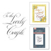 OakridgeStores.com | Spellbinders - To The Lovely Couple by Paul Antonio - BetterPress Press Plate - BP-282 810176102558