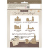 OakridgeStores.com | Stamperia Intl - Silent Sea Assortment - Crafty Shapes & Decorative Chips (MDF Blanks) - KLSMX01