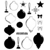OakridgeStores.com | Sizzix - Baubles - Framelits Die & Stamp Set by 49 and Market - 667019 630454293255