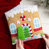 OakridgeStores.com | Bucilla - Gingerbread Cottage - Felt Pillow Applique Kit 12 x 13.75 inches - 89792E 046109897929