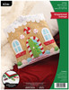 OakridgeStores.com | Bucilla - Gingerbread Cottage - Felt Pillow Applique Kit 12 x 13.75 inches - 89792E 046109897929