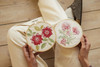 OakridgeStores.com | DMC - Calming Carnations - Mindful Making Embroidery Duo Kit - TB163L/3