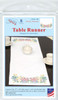 OakridgeStores.com | Jack Dempsey - Pretty Flowers - Stamped Embroidery Table Runner/Scarf 15 x 42 inches - 560-299 013155342994