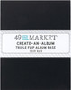 OakridgeStores.com | 49 and Market - Create-An-Album Triple Flip Album Base - Black - Interactive Scrapbook Album Base - CAA-32864 786724932864