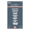 OakridgeStores.com | Spellbinders - Ski-Son's Greetings - BetterPress Plate & Die Set by Simon Hurley - BP-335 810176108529
