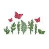 OakridgeStores.com | Sizzix - Greenery Layers by Vicki Boutin - Clear Stamps with Framlits Dies Set - 667075 630454294146
